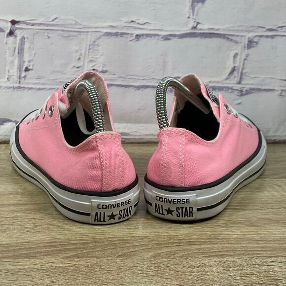 Converse Chuck Taylor All Star Pink Low Top Sneakers Women's 9 Men's 7 Shoes - Picture 4 of 8